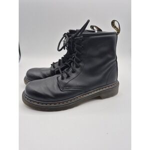 Dr. Martens Junior 1460 Softy Leather Boots Black Zip/Lace Up Size 3